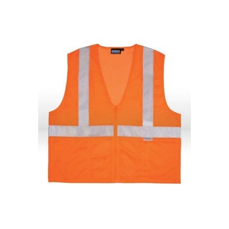 Erb Hi-Vis Safety Vest 2XL Class 2 , Zipper 14636
